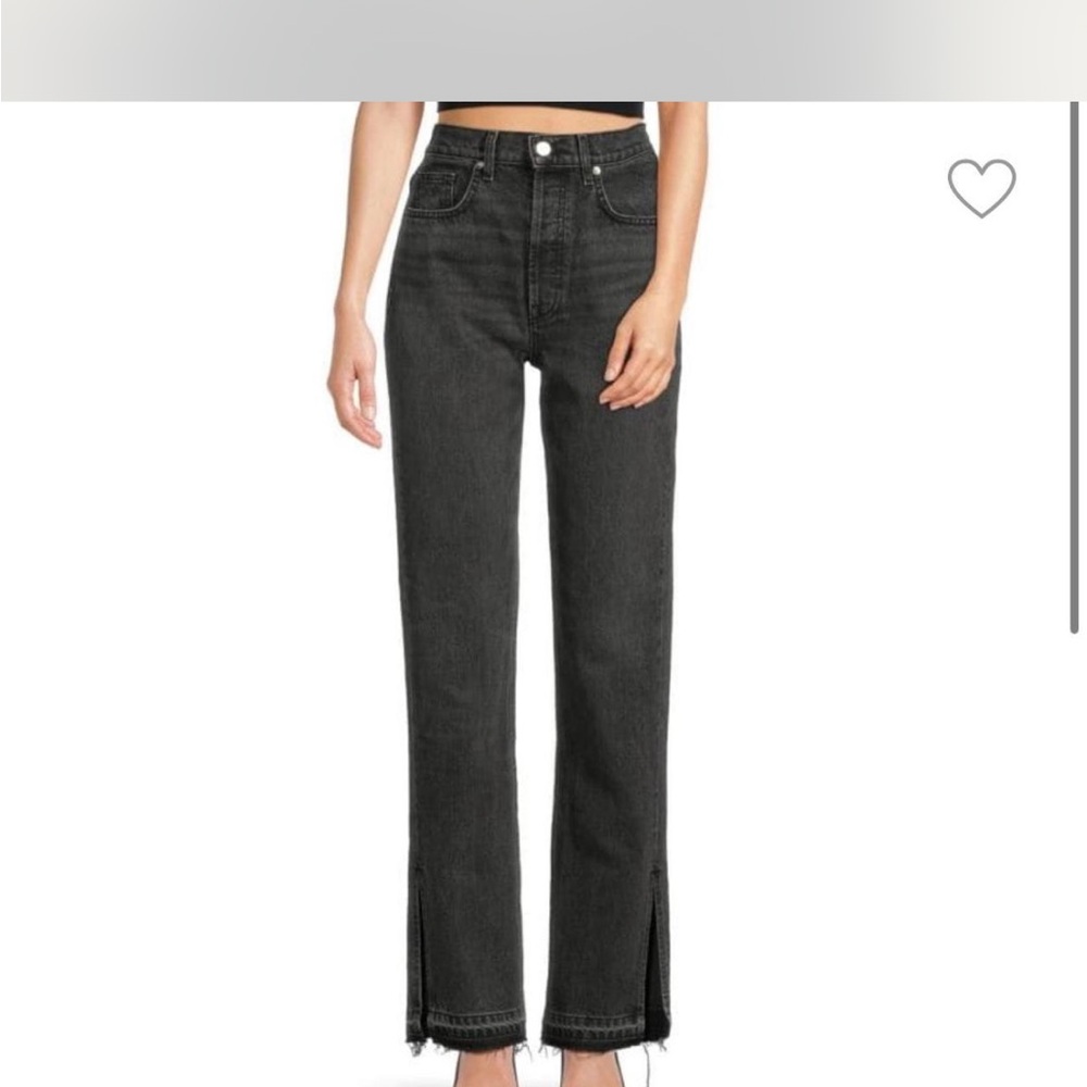 EB Denim Charcoal Straight Leg Jeans